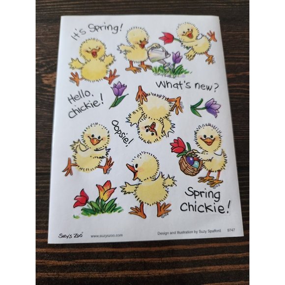 Stickers Lot - Suzy's Zoo 9747 Chick's Spring Easter RARE 2 SHEETS - Retired #15 - Picture 3 of 5